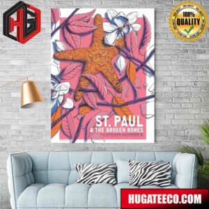 St Paul And The Broken Bones Were Inspired By Lyrics From Various Songs From Their Album Angels In Science Fiction Ver 2 Home Decor Poster Canvas