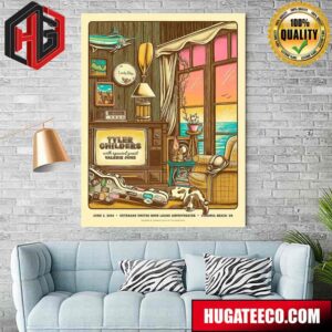 Step Into The Charm Of Tyler Childers Cozy Ol Virginia Beach House With Special Guest Valerie June 2 2024 Home Decor Poster Canvas