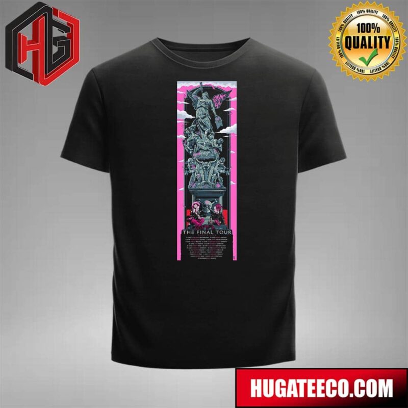 Sum 41 Final Tour Europe 2024 Poster Is Illustrated By Jonas Santos Unisex T-Shirt