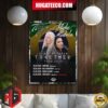Tarja Turunen Concerts With Marko Hietala In Poland As Part The Living The Dream Together Tour 2025 Schedule List Date Home Decor Poster Canvas