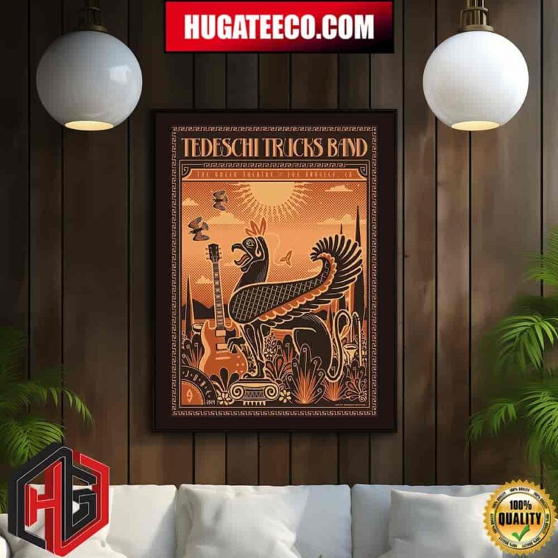 Tedeschi Trucks Band Performance June 9 2024 Ath The Greek Theatre In La Limited Edition Home Decor Poster Canvas