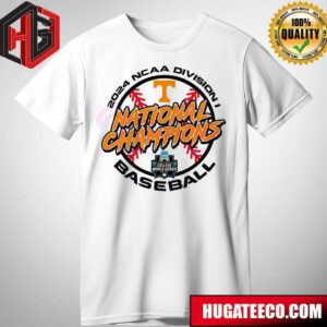 Tenessee Volunteers 2024 NCAA Division I College World Series Omaha Baseball National Champions T-Shirt