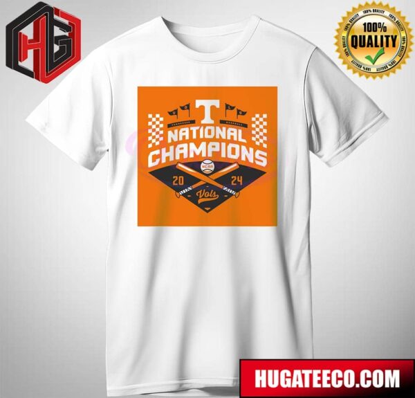 Tenessee Volunteers Baseball NCAA National Champions T-Shirt