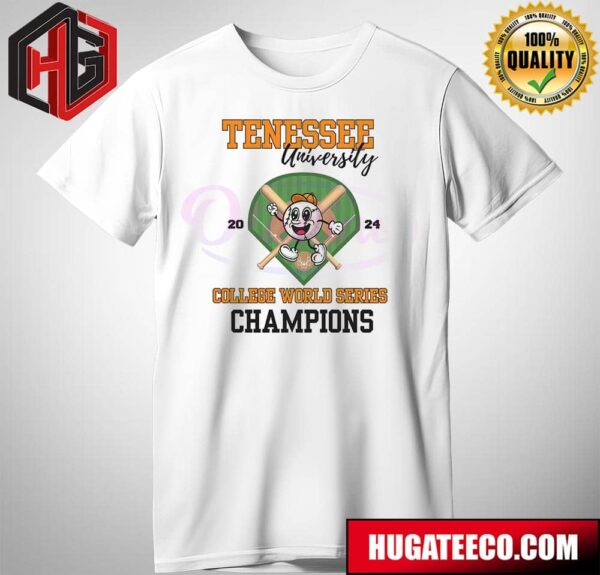 Tennessee University Baseball College Baseball Champions Tenessee Volunteers T-Shirt