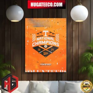 Tennessee Volunteers The Kings Of College Baseball Reside On Rocky Top NCAA National Champions 2024 Home Decor Poster Canvas