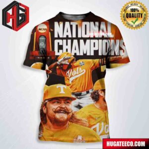 Tennessee Volunteers The National Champion Is Clad In Big Orange All Over Print Shirt
