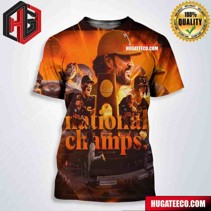 Tennessee Volunteers Wins The 2024 College World Series Title NCAA 2024 Division I All Over Print Shirt