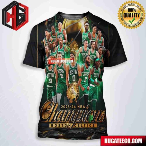 The Boston Celtics Are The 2023-24 NBA Champions All Over Print Shirt