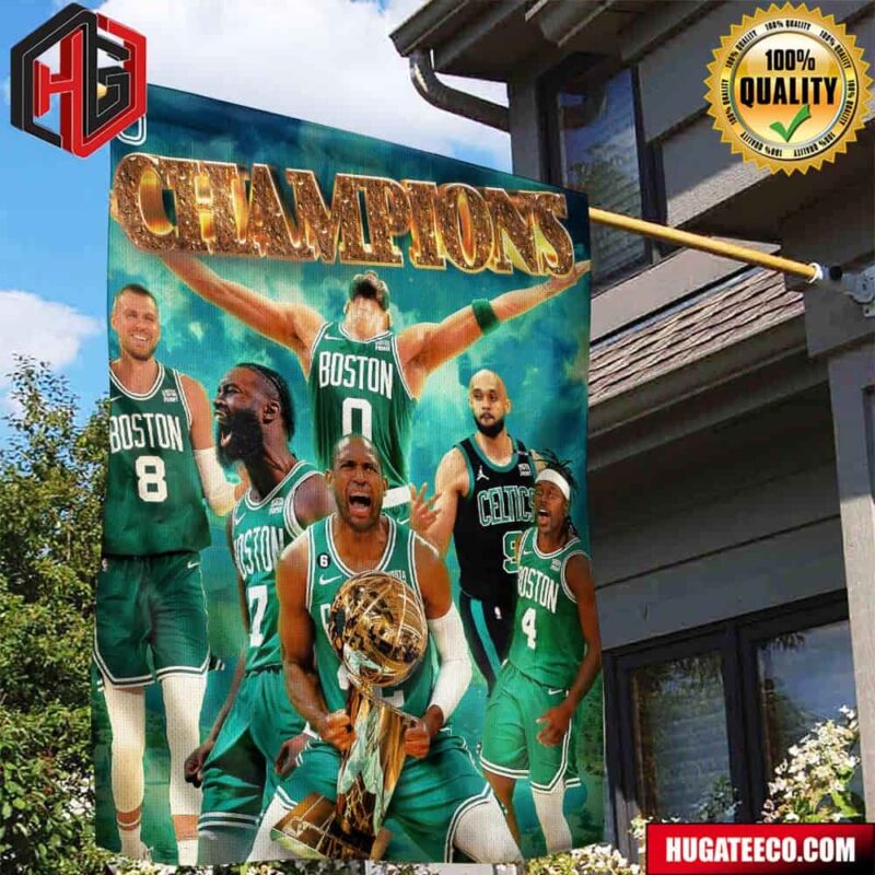 The Boston Celtics Are Your 2024 NBA Champions Garden House Flag