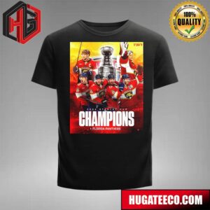 The Florida Panthers Are 2024 NHL Stanley Cup Champions For The First Time In Their History T-Shirt