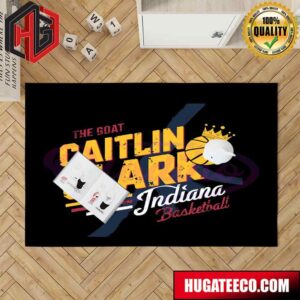The Goat Caitlin Clark Indiana Basketball Crown Home Decor Rug Carpet