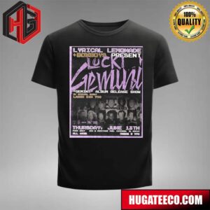 The Lyrical Lemonade Summer Smash Boxboys Present Lucki Gemini Gemin Album Release Show Thursday June 13th Lucki Live At Park West Chicago T-Shirt
