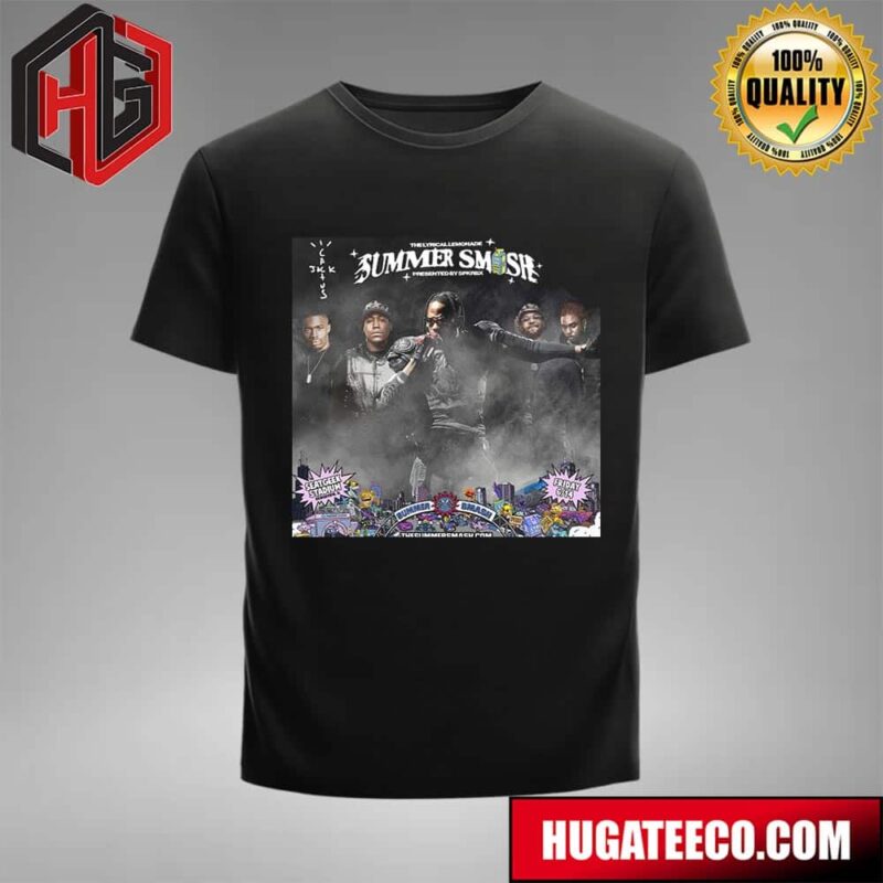 The Lyrical Lemonade Summer Smash Cactus Group Jack Performance Including Travis Scott X Don Toliver X Sheck Wes Chase B X Sofaygo T-Shirt