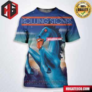 The Rolling Stones Poster For Empower Field At Mile High On June 20 2024 Denver Co All Over Print Shirt
