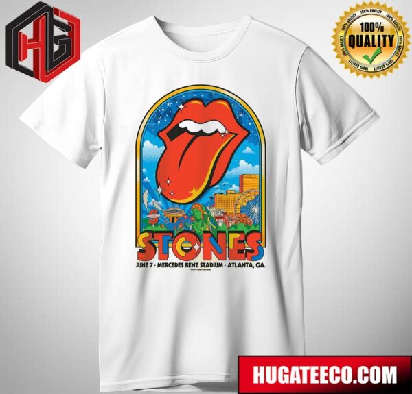 The Rolling Stones Show On June 7 At Mercedes Benz Stadium Atlanta GA T-Shirt