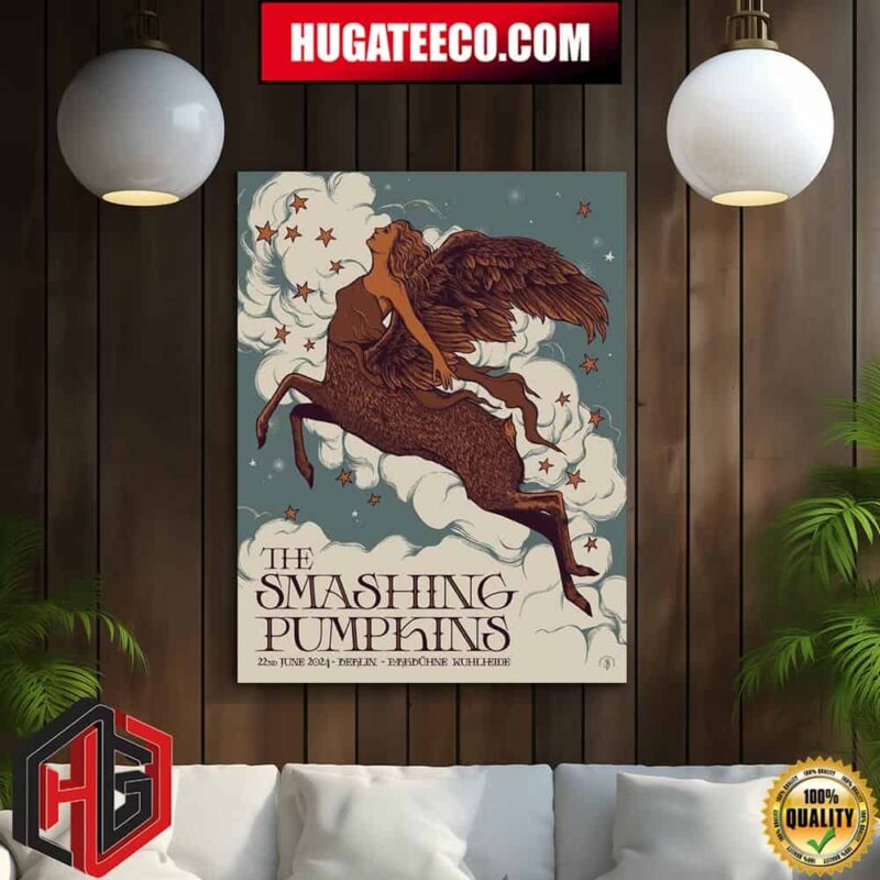 The Smashing Pumpkins Concert Poster For Berlin On 22nd June 2024 Home Decor Poster Canvas