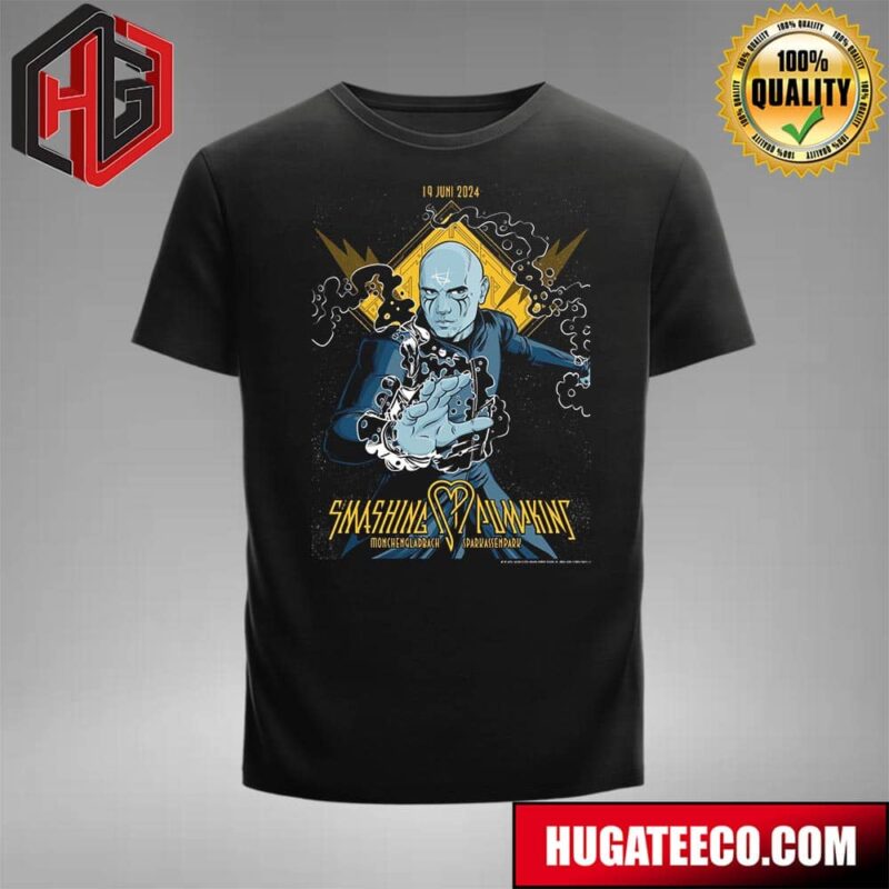 The Smashing Pumpkins Monchengladbach Sparkassenpark On Juni 19 2024 Concert Poster By Samuel Salomao Unisex T-Shirt