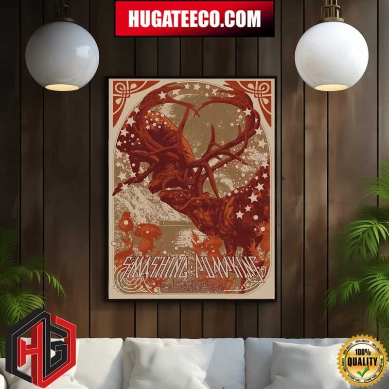 The Smashing Pumpkins Show The Ovo Hydro Galassgow UK Wednesday 12 June 2024 Home Decor Poster Canvas