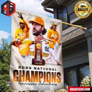 The Tennessee Volunteers Are National Champs For The First Time In Program NCAA History Garden House Flag