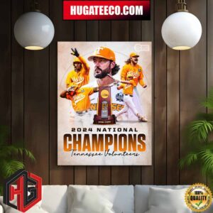 The Tennessee Volunteers Are National Champs For The First Time In Program NCAA History Home Decor Poster Canvas
