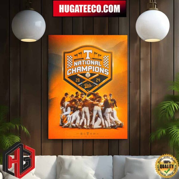 The Tennessee Volunteers Are The National Champions NCAA 2024 Home Decor Poster Canvas