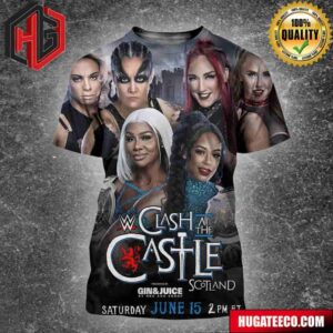 The WWE Women’s Tag Team Championship N A Triple Threat Tag Team Match WWE Clash At The Castle Streams Live June 15 All Over Pritn Shirt