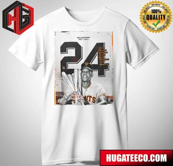 There Will Never Be Another Quite Like Willie Mays Rest In Peace 1931-2024 Unisex T-Shirt