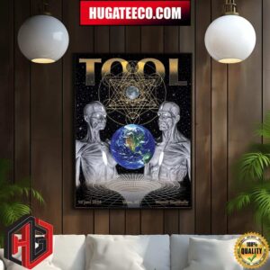 Tool Effing Tool On 10 June 2024 Vienna At Wiener Stadthalle With Night Verses Home Decor Poster Canvas