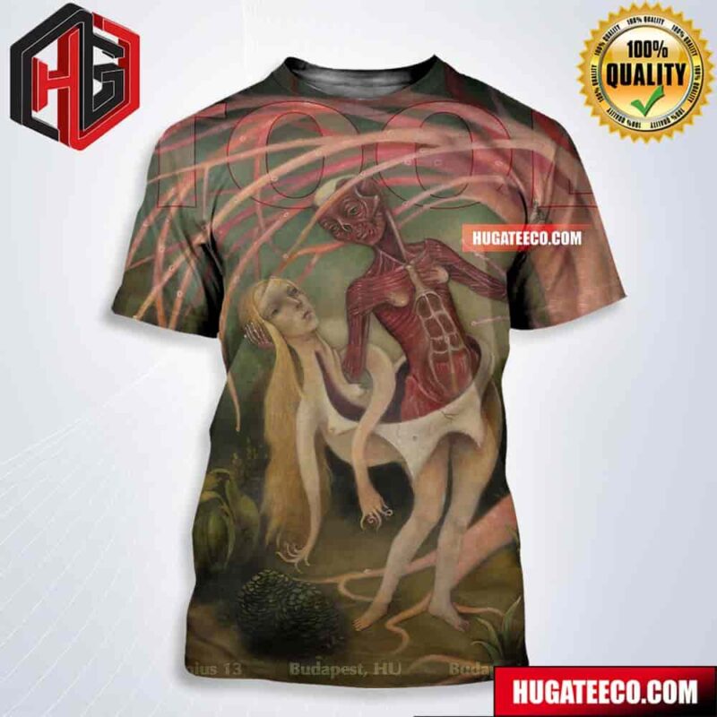Tool Effing Tool Show 2024 Junius 13 At The Budapest Sportarena With Support From Night Verses All Over Print Shirt