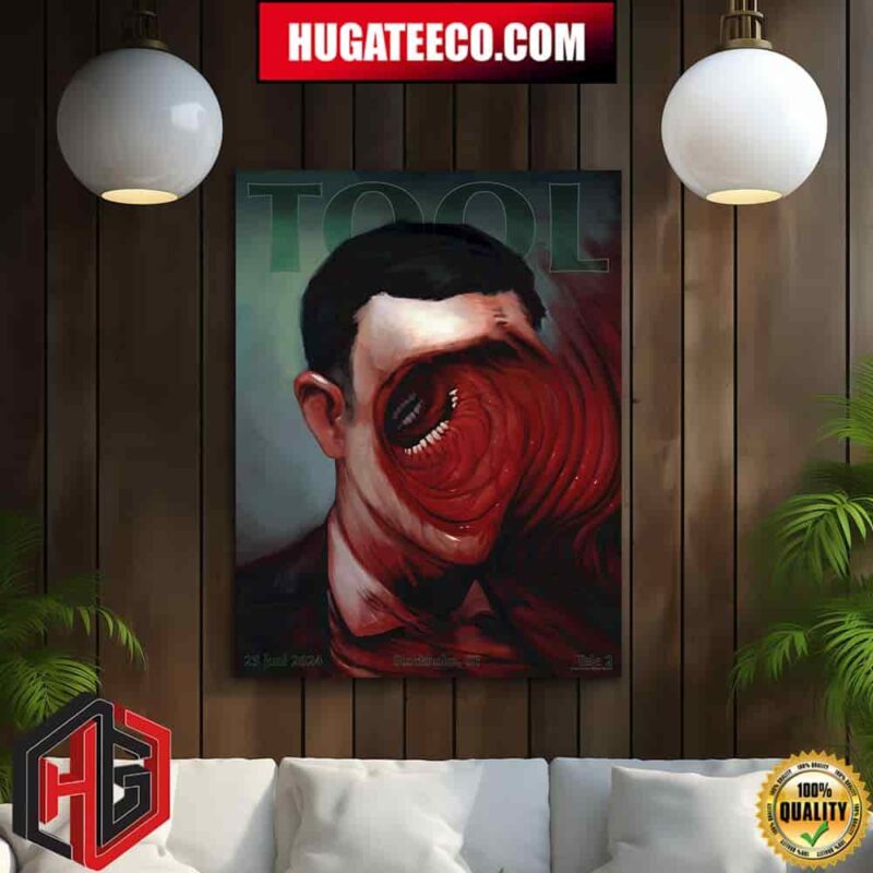 Tool Effing Tool Show On 25 Juni 2024 In Stockholm Se At Tele 2 With Support From Night Verses Home Decor Poster Canvas
