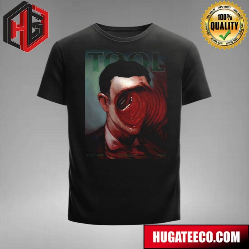 Tool Effing Tool Show On 25 Juni 2024 In Stockholm Se At Tele 2 With Support From Night Verses T-Shirt