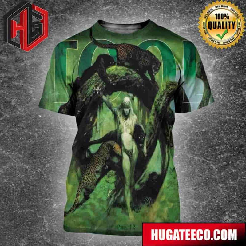 Tool Music June 5 With Support Night Verses Paris FR At Accor Arena All Over Print Shirt