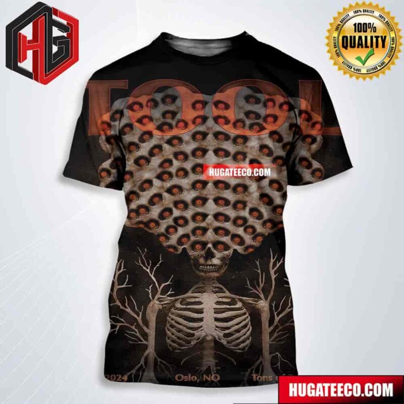 Tool effing Tool Tons Of The Rock Festival On The Scream Stage Oslo No Limited Merch Poster With Artwork From Felipe Froeder On June 27 2024 All Over Print Shirt