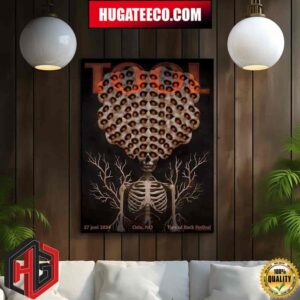 Tool effing Tool Tons Of The Rock Festival On The Scream Stage Oslo No Limited Merch Poster With Artwork From Felipe Froeder On June 27 2024 Home Decor Poster Canvas