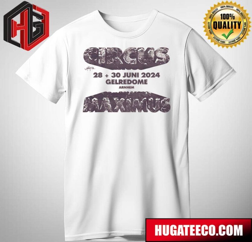 Travis Scott Utopia Circus Maximus World Tour Two-Night Concert On 28 And 30 June 2024 At Gelredome In Arnhem T-Shirt