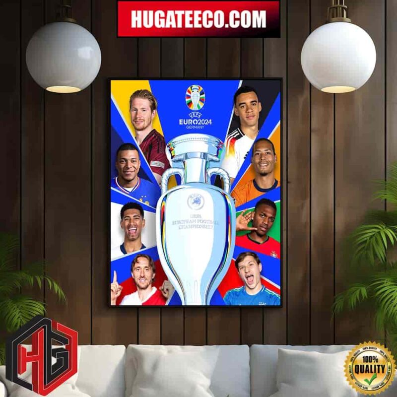 UEFA European Football Championship Germany 2024 Home Decor Poster Canvas