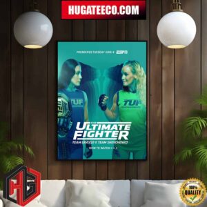 UFC The Ultimate Fighter Team Grasso Vs Team Shevchenko Premieres Tuesday June 4 Home Decor Poster Canvas