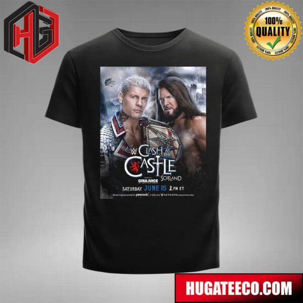 Undisputed WWE Champion Cody Rhodes Will Go Head-To-Head Against Ajstyles In An I Quit Match At WWE Clash At The Castle Streams Live June 15 T-Shirt