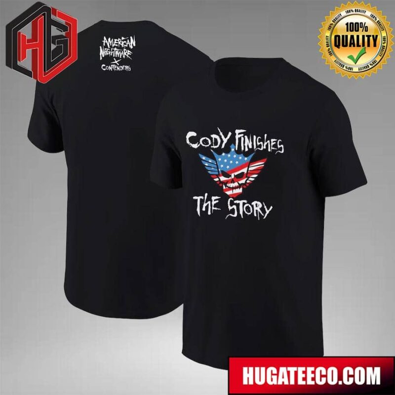 WWE Cody Rhodes Cody Finishes The Story Two Sides T-Shirt