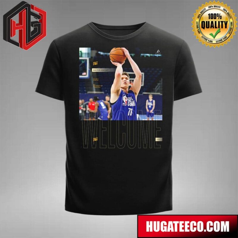 Welcome To The Purple And Gold Family Los Angeles Lakers Dalton Knecht Pick 17 NBA Draft 2024 T-Shirt