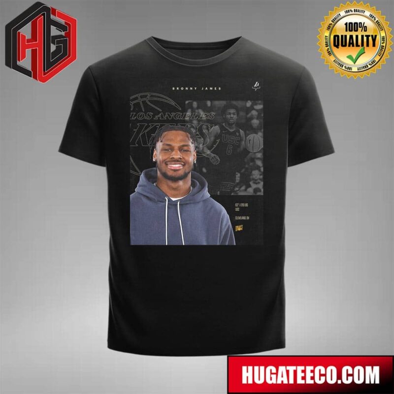 Welcome To The Los Angeles Lakers Bronny James Son of LeBron James T-Shirt