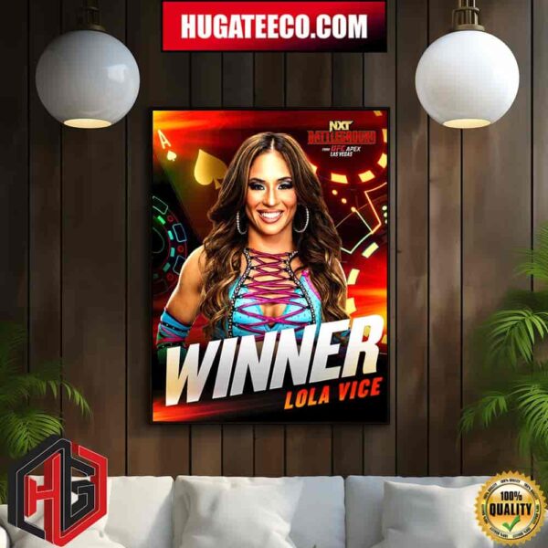 Winner Valerie Loureda Takes Down Shayna Baszler In NXT Battleground From UFC Apex Las Vegas Home Decor Poster Canvas