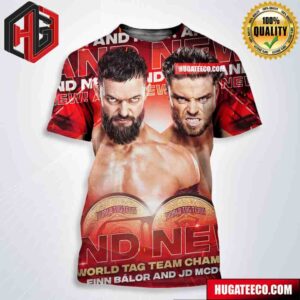 World Tag Team Champions Finn Balor And Jd Mcdonagh Champions WWE All Over Print Shirt