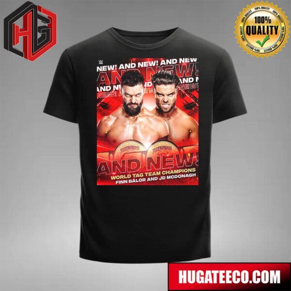 World Tag Team Champions Finn Balor And Jd Mcdonagh Champions WWE T-Shirt