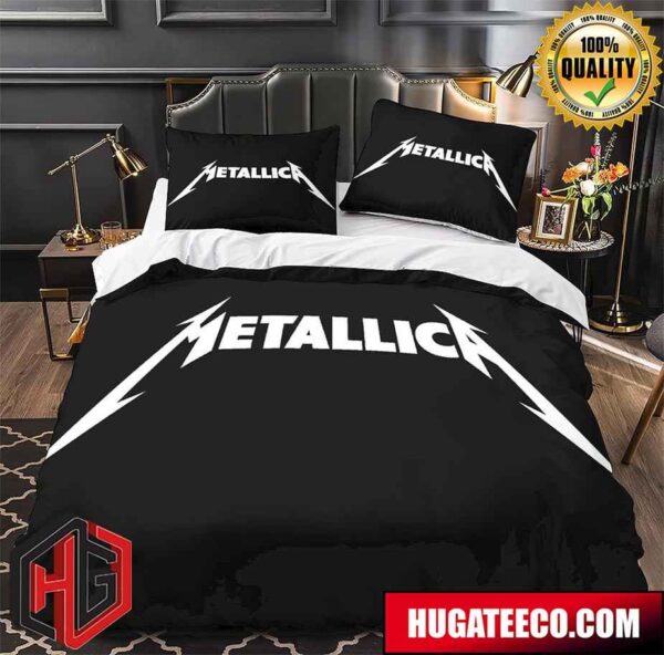 Metallica Logo And Symbol Luxury And Fashion For Bedroom Bedding Set