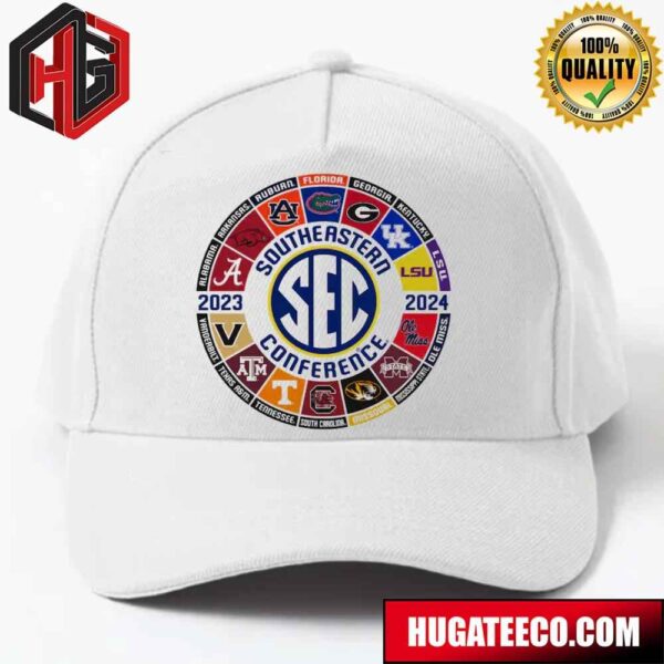 2023-24 SEC Southeastern Conference Football All-Team Logo Hat-Cap