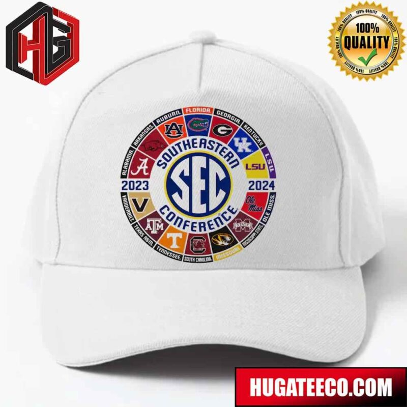 2023-24 SEC Southeastern Conference Football All-Team Logo Hat-Cap