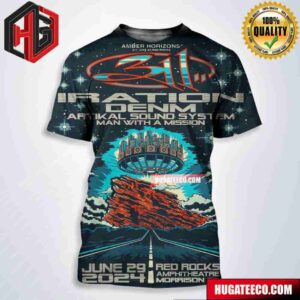 311 Band Show On June 28 2024 With Iration Denm Artikal Sound System And Man With A Mission At Red Rocks Park And Amphitheatre All Over Print Shirt