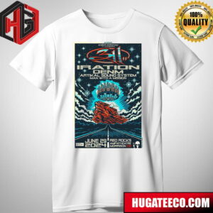 311 Band Show On June 28 2024 With Iration Denm Artikal Sound System And Man With A Mission At Red Rocks Park And Amphitheatre T-Shirt