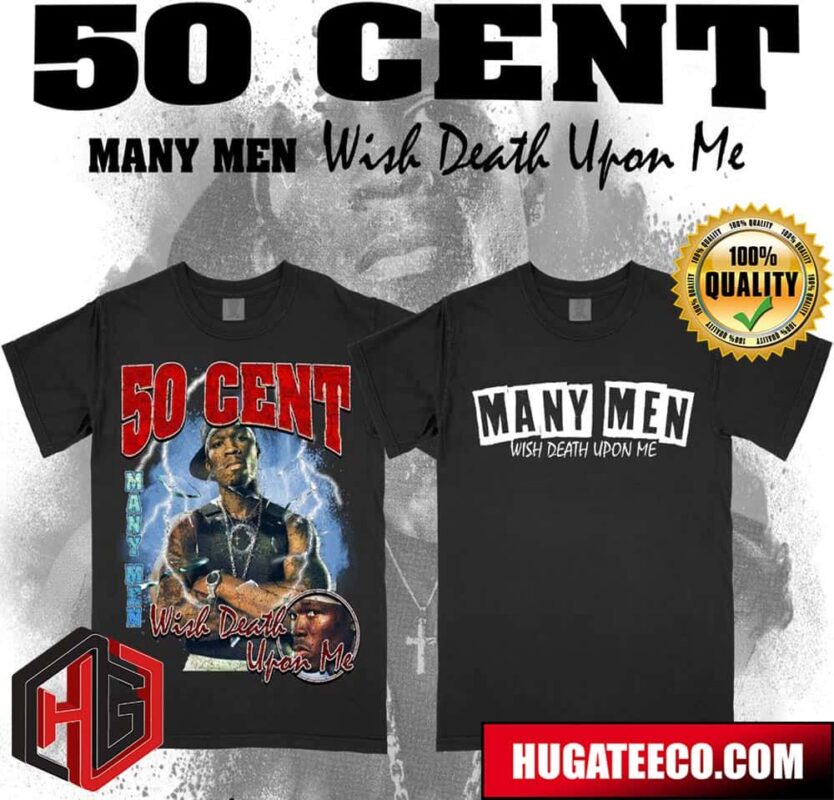 50 Cent Many Men With Death Upon Me Two Sides Merch T-Shirt